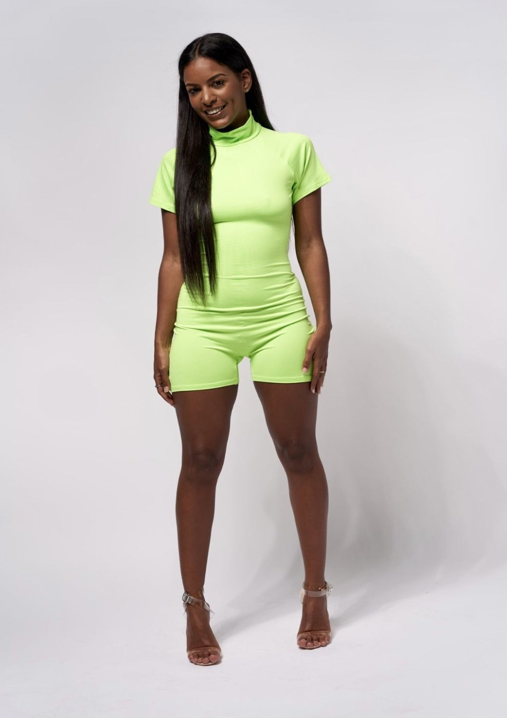 Lime Green Romper