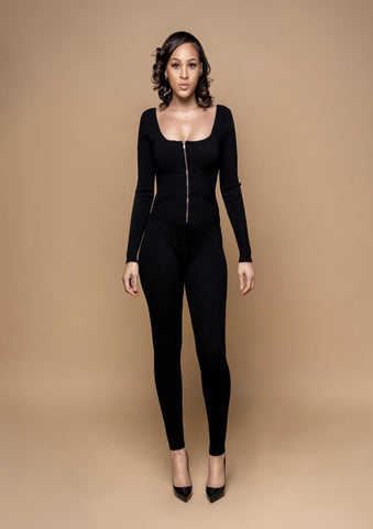 Black Fit Me Jumpsuit